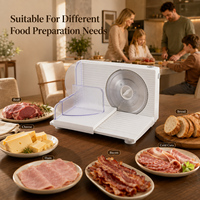 Machine à couper le fromage électrique 150W, trancheuse à épaisseur réglable pour la cuisine à domicile, design compact, lame en acier inoxydable, OEM