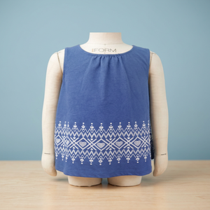Tops de Algodón 100% de Punto Sencillo con Estampado a Bloque para Niñas, Suministro OEM/ODM con Tiempo de Entrega de Muestra de 7 Días, Hecho en BD, En Stock - Product Image 3