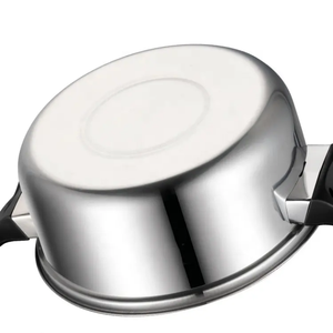 12 Pieces Modern Eco-Friendly Stainless Steel <strong>Induction</strong> <strong>Cookware</strong> <strong>Set</strong> with Glass Covers CE Certified - Product Image 4