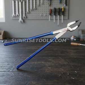SUNTOOLS/STIPL 202D Pince à bijoux en acier inoxydable avec poignées bleues 18 pouces, pince à creuset pour le travail précis des métaux - Product Image 5