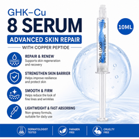 Crème en Capsules GHK-cu pour le Visage - Correcteurs de Pigmentation, Élimination des Cernes, Blanchiment, Raffermissement, Hydratation, Baume Facial au Peptide de Cuivre