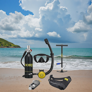 CE DOT Certified 1L Portable Scuba Tank for Diving <b>Snorkeling</b> Emergency 15-20 Min Oxygen Supply Compact Lightweight - Product Image 1