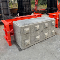 Moules en acier de haute qualité, blocs empilables en béton, moule pour mur de soutènement, blocs emboîtables
