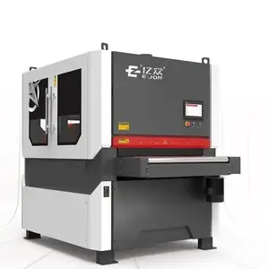 Produktivitas tinggi plc ejo YZ1000S lembar metal edge mesin pengamplasan karat penghalus kulit mesin penghalus logam deburring