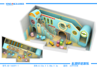 Petite aire de jeux intérieure pour tout-petits, espace de jeux souple personnalisé pour enfants, maison de jeux pour les écoles maternelles et les centres familiaux