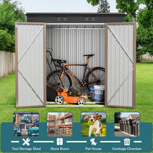 Moderno <span class=keywords><strong>giardino</strong></span> esterno piccolo strumento per <span class=keywords><strong>biciclette</strong></span> casa metallo acciaio impermeabile capannone <span class=keywords><strong>giardino</strong></span> - Product Image 4