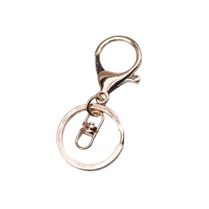 Moschettone in Acciaio Inossidabile Argentato con Gancio per Stampa a Fustella e Anello Piatto a Clip - Product Image 5