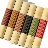Bâtons d'encens en bois de style chinois en vrac, vente en gros, colorés, parfum marin, encens de saison printanière pour la combustion