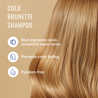 Sampo Biru Pelembap Pelindung Warna Anti Luntur Menutrisi Kulit Kepala Rambut Berkilau untuk Semua Jenis Rambut