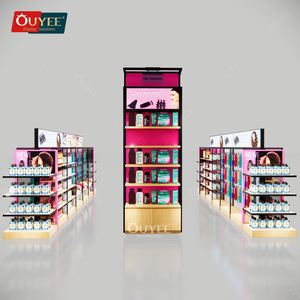 Peluquería Diseño de interiores Productos de belleza Estante de exhibición Ranura Pared Peluca Colgador Extensión de cabello Estante de exhibición - Product Image 2