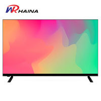Haina télévision led sans cadre smart tv 32 43 50 55 pouces DVB-T numérique T2/S2 tv Android avec wifi