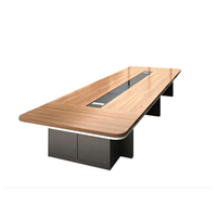 Table de conférence de haute qualité, tables et chaises de salle de conférence, table de réunion de bureau, bureau de conférence avec chaises pour 12 personnes