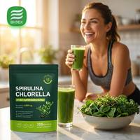 Complément de spiruline Biolex haute pureté pour la détoxification et le soutien de la vitalité, sans OGM, végétalien, 300 gélules molles, OEM ODM Marque privée en vrac