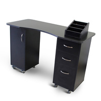 Table de Manucure Moderne Luxe Léger, Fabricant du Guangdong, Table à Ongles en Bois et Métal pour Salon de Manucure et Usage Domestique
