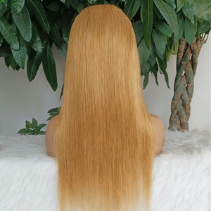 Perruques sans colle à dentelle frontale en cheveux naturels vietnamiens bruts doublement étirés, ondulés, de luxe, originaux, pour femmes noires - Product Image 2