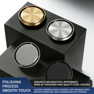 Tapas de desagüe redondas para desagües de suelo, desagües ocultos para baños de hotel, desagües con pedal antirretorno, desodorizantes para fregaderos de cocina - Product Image 3