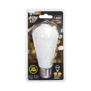 Bombilla LED ST64 E27 12W, filamento, pantalla blanca, ideal para iluminación decorativa y ahorro de energía. - Product Image 2