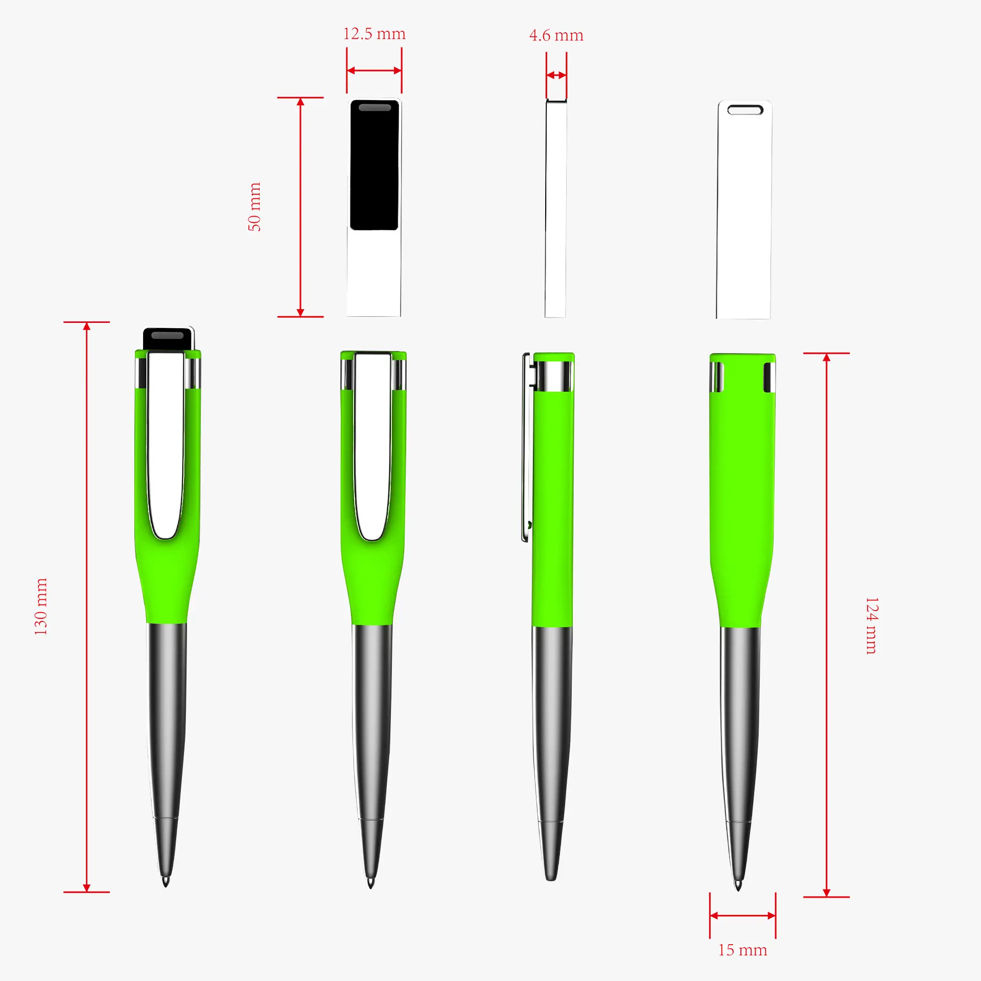 Precio de fábrica de alta calidad Touch Screen Pen Flash Drive Usb Regalos, Touch Pen Usb 4GB