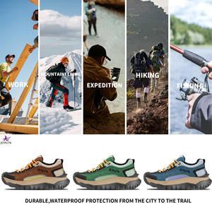 Bottes de randonnée antidérapantes pour hommes, chaussures de randonnée imperméables et durables pour le trekking, pour hommes et femmes - Product Image 2