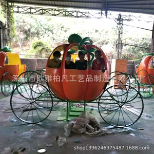 Décoration d'Halloween en forme de citrouilles empilées, 3,5 m, en plastique durable pour extérieur, décoration de festival - Product Image 2
