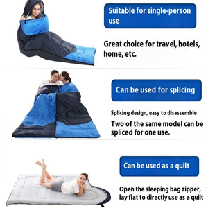 <span class=keywords><strong>Sac</strong></span> <span class=keywords><strong>de</strong></span> <span class=keywords><strong>couchage</strong></span> portable <span class=keywords><strong>0</strong></span> <span class=keywords><strong>degré</strong></span> avec fermetures éclair aux bras, imperméable et chaud, <span class=keywords><strong>compact</strong></span> pour le camping en plein air, les stades, les voyages, la randonnée - Product Image 4