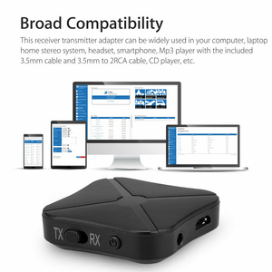 Adaptateur émetteur-récepteur audio Bluetooth 4.2 2 en 1 avec convertisseur audio sans fil RCA 3,5 mm pour système stéréo TV domestique PC - Product Image 6
