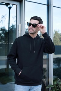 2024 hommes respectueux de l'environnement léger coupe-vent veste haute intensité UV protégé pull à capuche pour l'extérieur automne solide - Product Image 6