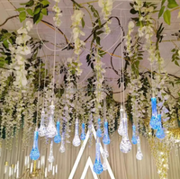 Lampes suspendues LED en forme de goutte d'eau Muwei pour la décoration de plafond de mariage, d'événements et de salles de banquet