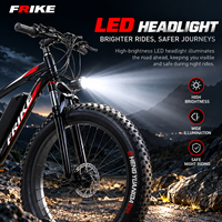 Vélo de montagne électrique à pneus larges de 26 pouces, 36V 350W, cadre en aluminium, vélo tout-terrain, fourche à suspension, 21 vitesses, batterie personnalisée, vente en gros