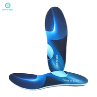 Semelles orthopédiques de sport LOVE in SOUL avec plaque en nylon et mousse PU souple pour soulager la douleur au pied et la marche quotidienne ou les chaussures de basket-ball