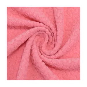 Soft knitted jacquard rosette towel fabric