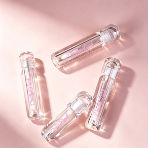 Low Moq 3ml <b>Clear</b> Round Empty <b>Lip</b> Oil Container with Transparent Cap and Doe Foot Applicator Mini <b>Lip</b> <b>Gloss</b> Tube - Product Image 3