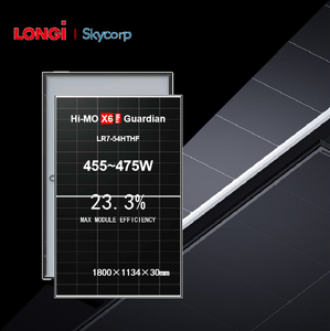 Pour Longi HiMo6 MAX-Guardian LR7-54HTHF 465W/470W Bipv Onduleur Solaire Garantie de 15 ans pour le Traitement des Matériaux N-Type IBC OEM - Product Image 1