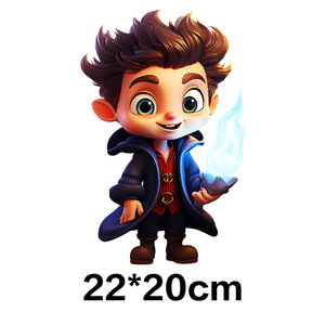 การพิมพ์ลายการ์ตูนแบบรีดร้อนสำหรับตกแต่งเสื้อผ้าด้วยหมึกพลาสติซอล - Product Image 3