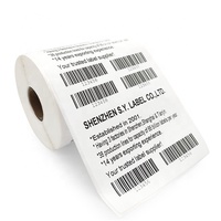 Label 4X6 250 Terlaris Label Tahan Air Dapat Dilepas Rol Stiker Label Termal Langsung Pas untuk Merek Printer Zebra