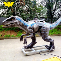 Modèle de dinosaure animatronique en acier pour l'intérieur et l'extérieur, à chevaucher, électrique, personnalisé pour parcs d'aventure et centres commerciaux