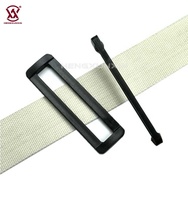 Hebilla de cinta de plástico rectangular de 78 mm de alta resistencia para cinturón, repuesto de seguridad, colores personalizados, ajustable para mochila