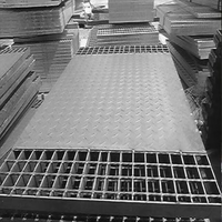 Grille de drainage en acier galvanisé à chaud, design industriel, anti-corrosion, résistante au feu, pour appartement