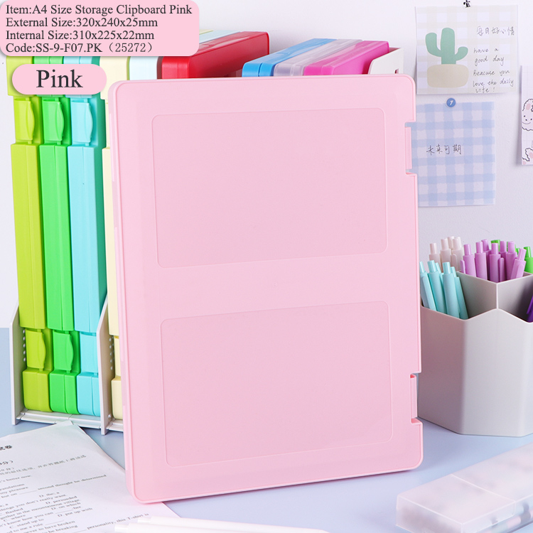 Scatola Portadocumenti F10 A4 Rosa