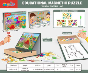 Rompecabezas Magnético Educativo para Niños de 4 Años, Bolsa de Almacenamiento Abierta, Primer Rompecabezas Magnético Educativo - Product Image 2