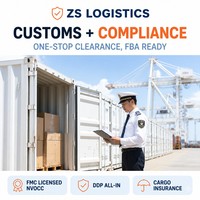 Service logistique multimodal rapide aérien, maritime et ferroviaire DDP porte-à-porte Chine-USA, fret LCL FCL, transitaire, douanes incluses