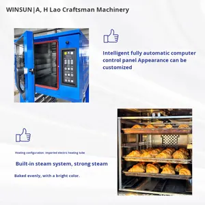 Four combiné commercial multifonctionnel 3-en-1 M&H en acier inoxydable à gaz, plage de température 50-350°F, pour la cuisson et la levée des produits HGC-1Y - Product Image 2