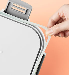 Boîte à lunch micro-ondable SYH679 en gros avec compartiments et fonctions de chauffage, comprenant cuillère et couteau - Product Image 2