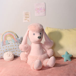 Peluche adorable de caniche <span class=keywords><strong>rose</strong></span>, super douce, en peluche lavée, jouet réconfortant, 20 cm, pour la fête des enfants, mariage, rembourrage en coton PP - Product Image 3
