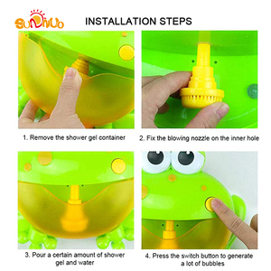 Jouet à bulles en plastique, jeux Musical pour bébé, grenouille, accessoire de bain, pour pépinière 2 à 4 ans, 5 à 7 ans, 0 à 24 mois - Product Image 4