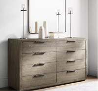 Ensemble de commodes modernes à 6 tiroirs Meubles de chambre à coucher Commodes