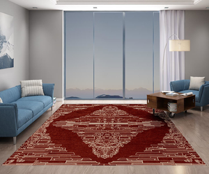 Juego de Alfombras de Lana Anudadas a Mano con Diseño de Patrón Abstracto, Alfombra de Lujo Hecha a Mano para Sala de Estar, Dormitorio, Barra de Oración, Decoración del Hogar - Product Image 6