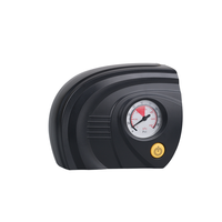 Compresseur d'air portable 12V DC pour voiture, gonfleur de pneus, lumière d'urgence, jauge 150 psi, 5 LED, design compact ABS, certifié CE, garantie 2 ans