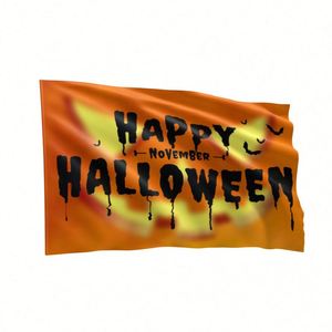 Drapeau décoratif en polyester 3x5 pieds sur le thème des festivals, anti-plis, design durable, impression numérique haute définition pour Halloween - Product Image 4
