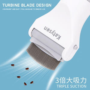 Peigne électrique pour animaux de compagnie en gros enlever les puces chien toilettage traitement outil d'élimination physique peigne à poux électrique - Product Image 4